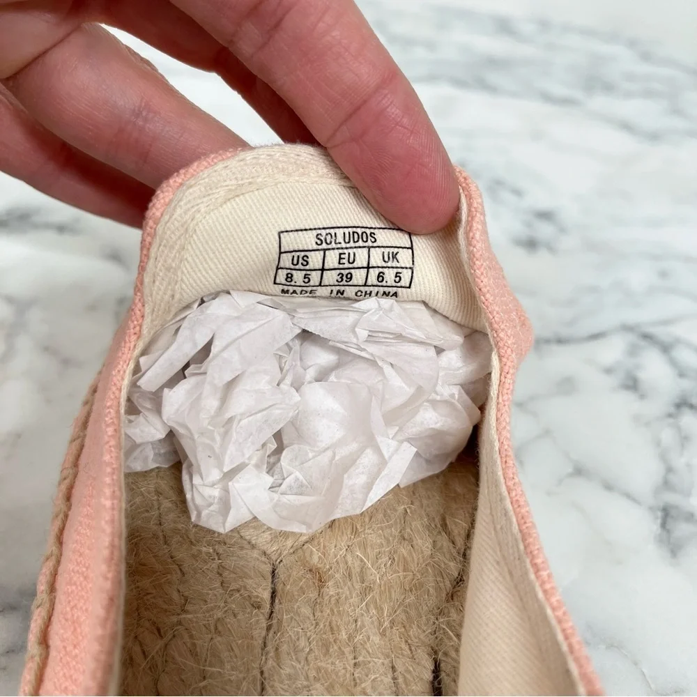 Anthropologie Soludos X Lockhart Embroidered aloha sun espadrille platform 8.5